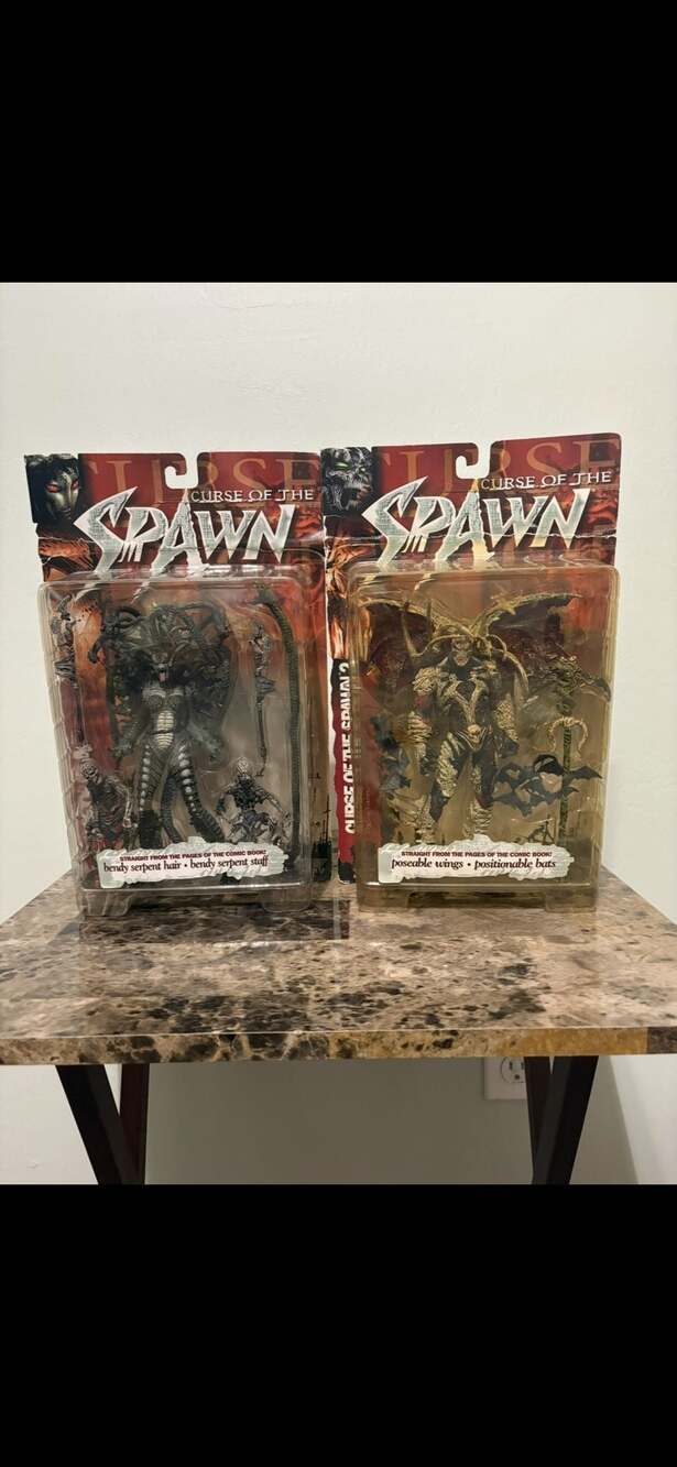 Lot of 2 McFarlane Toys Curse of the Spawn Action Figures Series 13 Medusa and C